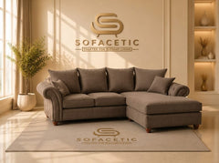 Nicole Naple Fabric Luxury Sofa Set
