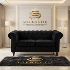 Olympia Chesterfield  Chenile  Sofa Set