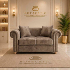 Olympia Ashwin Plush velvet Sofa Set