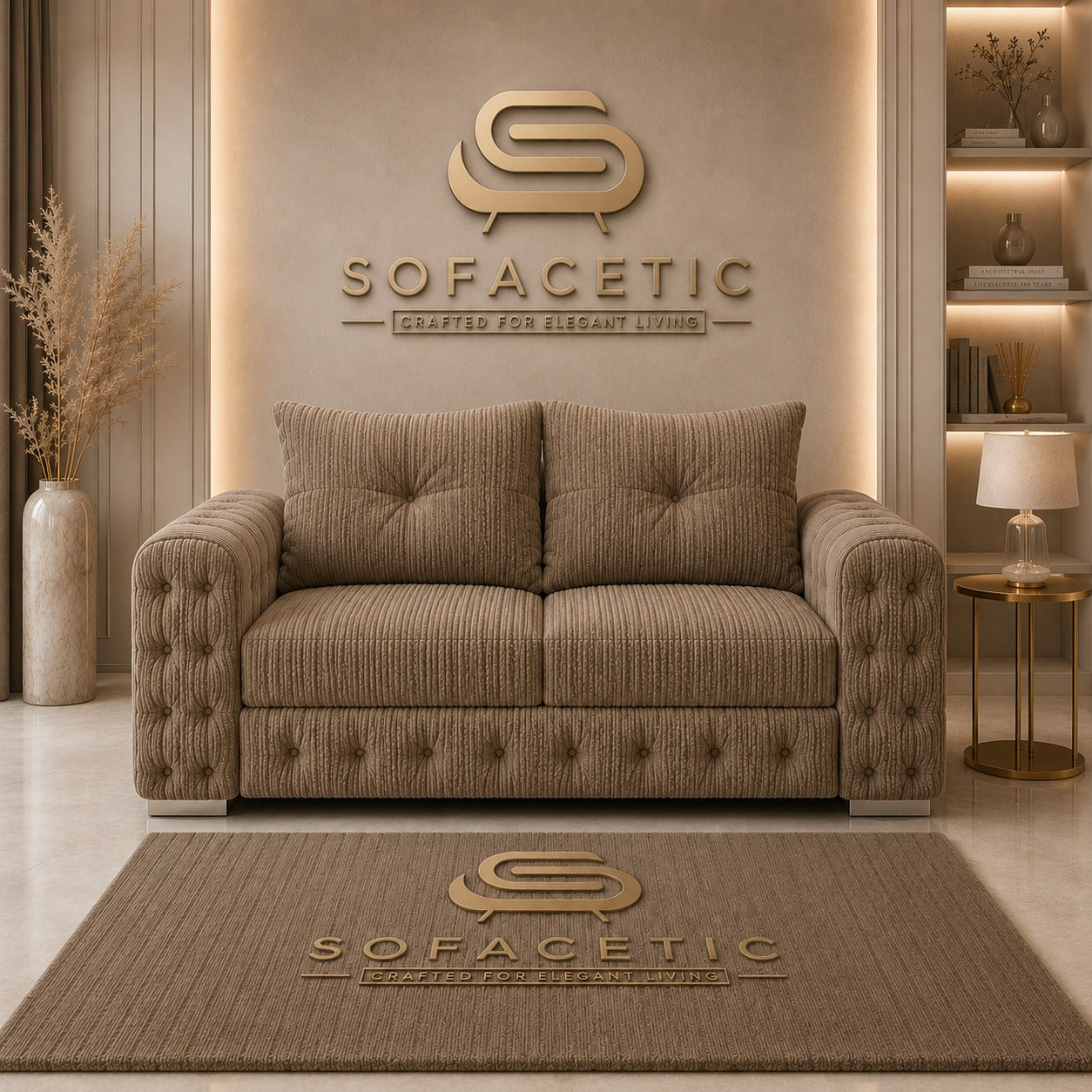 Urban Jumbo Cord Living Sofa Set