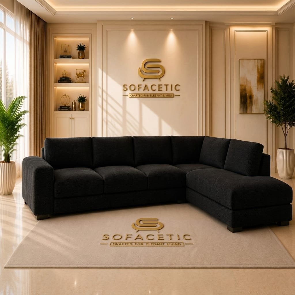 Salon Naples Fabric Sofa