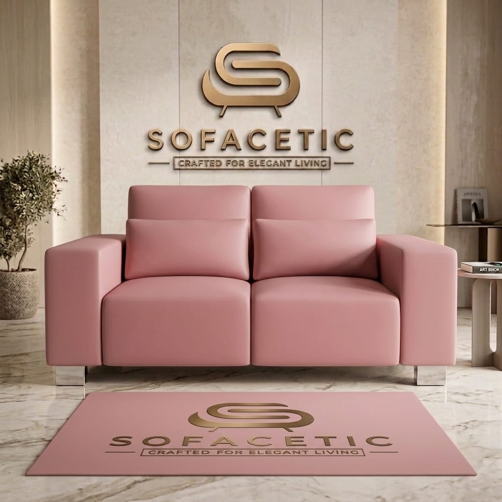 Salon Plush Velvet Sofa