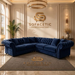 Nicole Plush velvet  Luxury Sofa Set