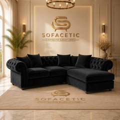 Nicole Plush velvet  Luxury Sofa Set
