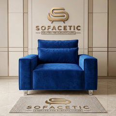 Salon Plush Velvet Sofa