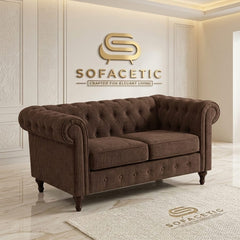 Olympia Chesterfield Jumbo Cord Sofa Set
