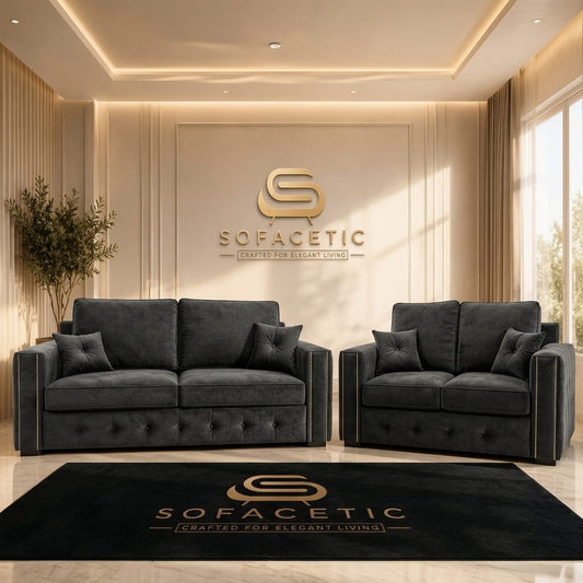 Ruby Alaska Naples Sofa Set