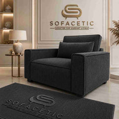 Sleefy Jumbo Cord Comfort Sofa Set