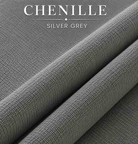Chenile Silver Grey Color