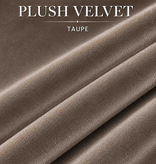 Plush Velvet Taupe Color Fabric