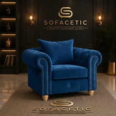 Olympia Ashwin Plush velvet Sofa Set