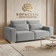 Salon Plush Velvet Sofa