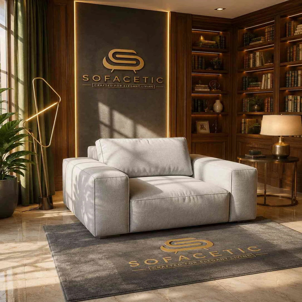 Salon Naples Fabric Sofa