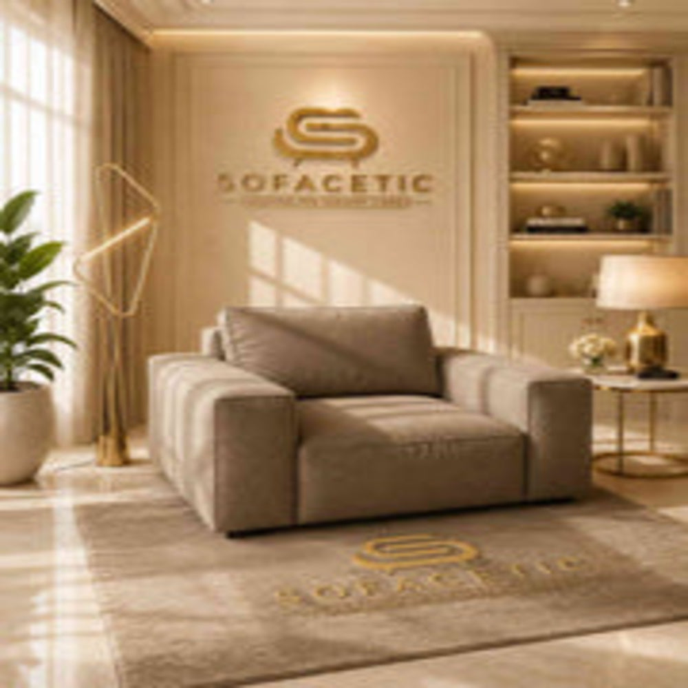 Salon Naples Fabric Sofa