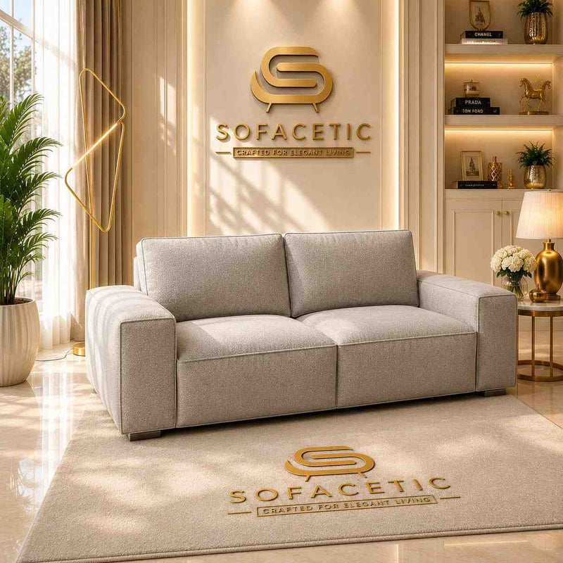 Salon Naples Fabric Sofa