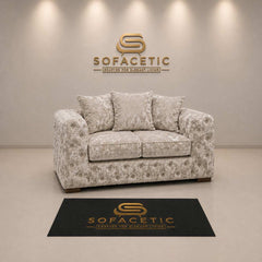 Ashton Crush velvet  Fabric Luxury Sofa Set