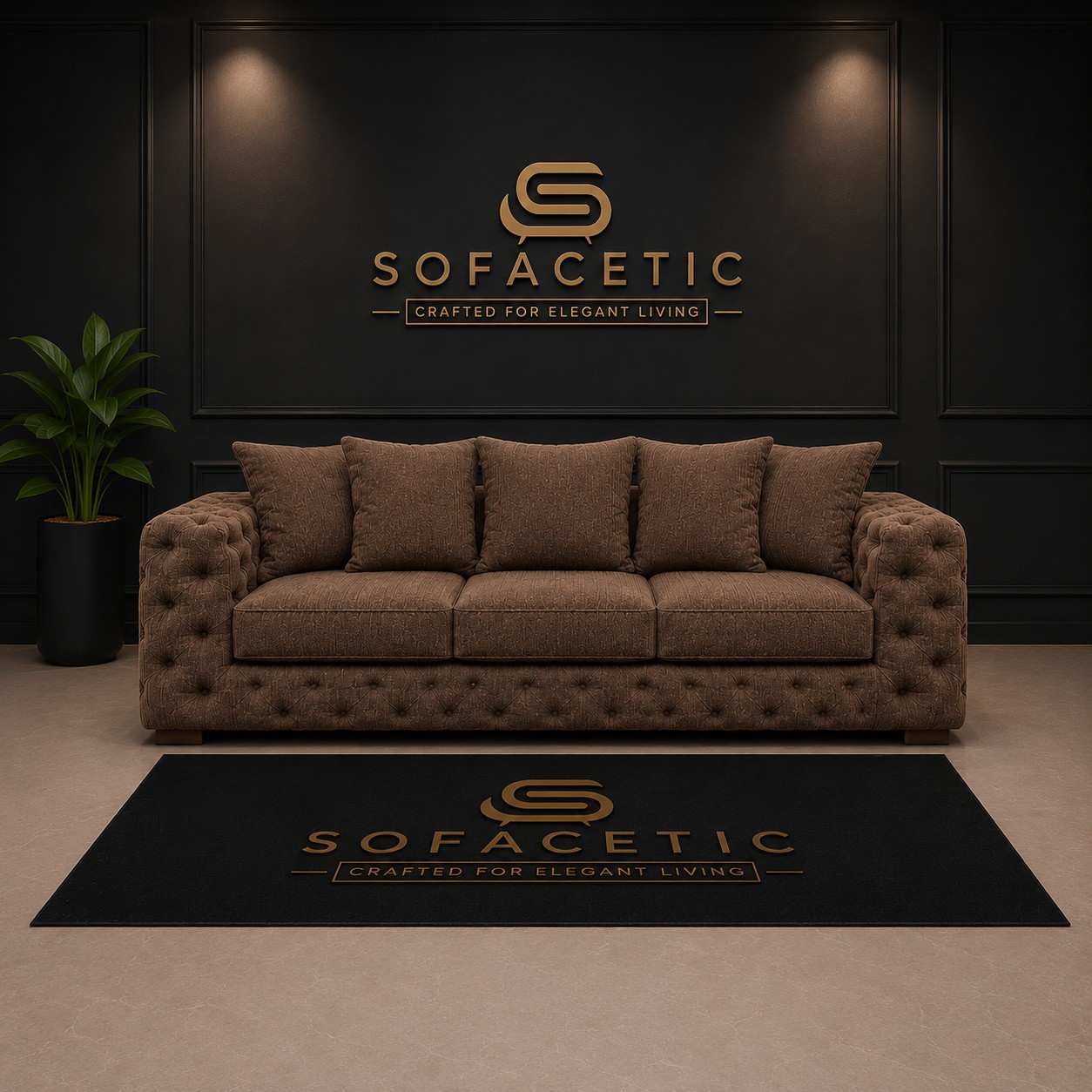 Ashton Jumbo Cord Fabric Luxury Sofa Set