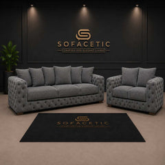 Ashton Jumbo Cord Fabric Luxury Sofa Set