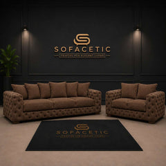 Ashton Jumbo Cord Fabric Luxury Sofa Set