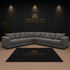 Ashton Jumbo Cord Fabric Luxury Sofa Set