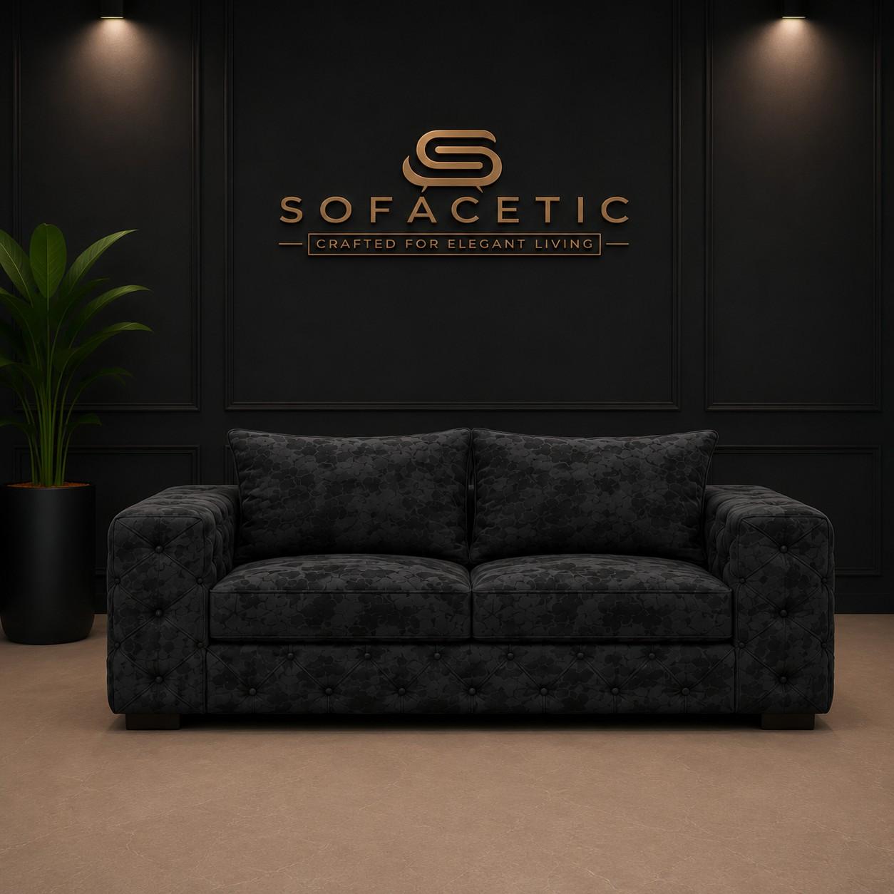 Ashton Naples Fabric Luxury Sofa Set