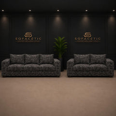 Ashton Naples Fabric Luxury Sofa Set
