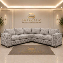 Ashton Naples Fabric Luxury Sofa Set