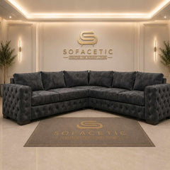 Ashton Naples Fabric Luxury Sofa Set