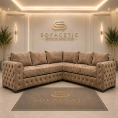 Ashton Naples Fabric Luxury Sofa Set