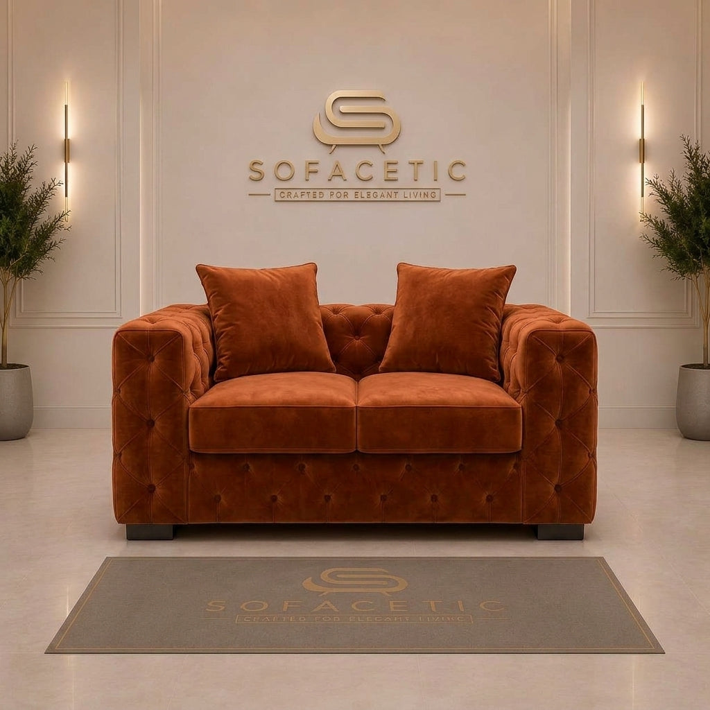 Ashton Plush velvet Luxury Sofa Set
