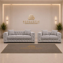 Ashton Plush velvet Luxury Sofa Set
