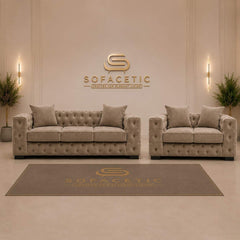 Ashton Plush velvet Luxury Sofa Set