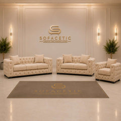 Ashton Plush velvet Luxury Sofa Set