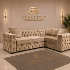 Ashton Plush velvet Luxury Sofa Set
