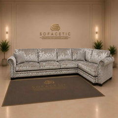 Harrison Juxon Crush velvet Sofa Set