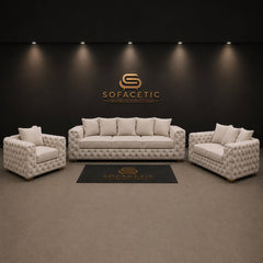 Ashton Chenille Luxury Sofa Set