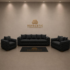 Ashton Chenille Luxury Sofa Set