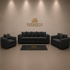 Ashton Chenille Luxury Sofa Set