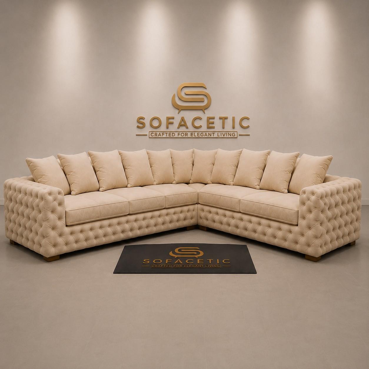 Ashton Chenille Luxury Sofa Set