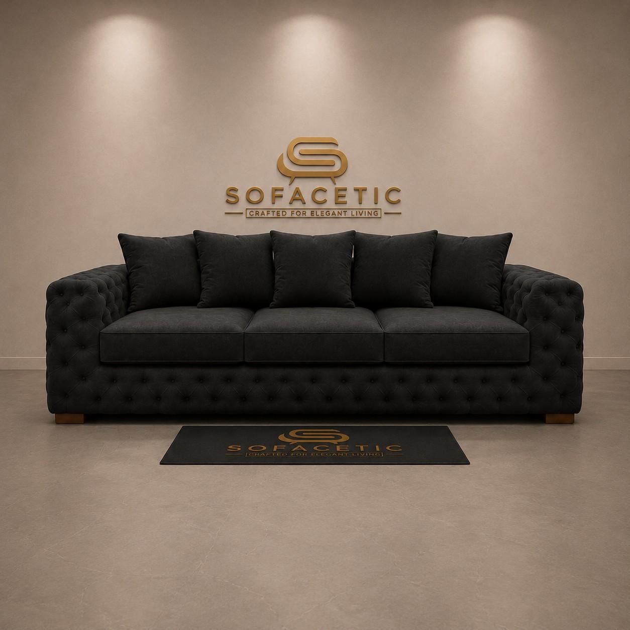 Ashton Chenille Luxury Sofa Set