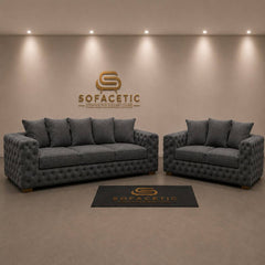 Ashton Chenille Luxury Sofa Set