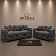 Ashton Chenille Luxury Sofa Set