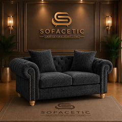 Olympia Ashwin Chenile Sofa Set