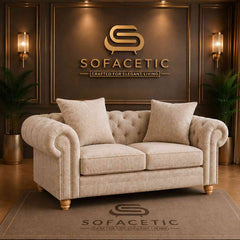 Olympia Ashwin Chenile Sofa Set