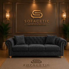 Olympia Ashwin Chenile Sofa Set