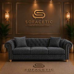 Olympia Ashwin Chenile Sofa Set