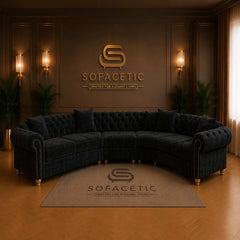 Olympia Ashwin Chenile Sofa Set