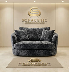 Shanon Crush Velvet Fabric Stylish Sofa Set