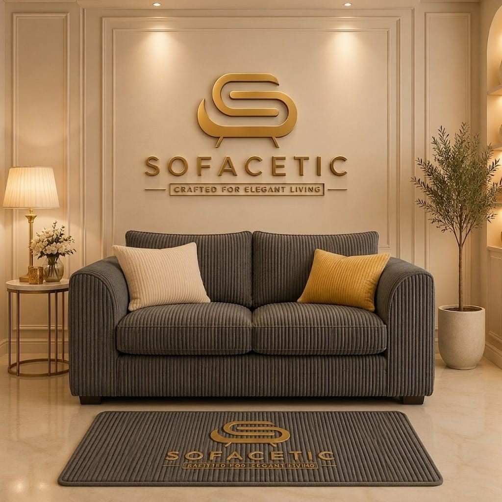 Rivo Jumbo Cord Fabric Sofa Set