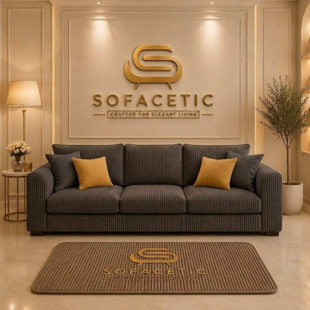 Rivo Jumbo Cord Fabric Sofa Set